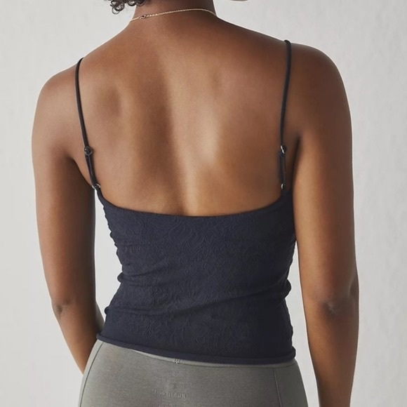 NEW Free People Intimately All I Want Cami in Blue Black Size XS/S $78 - Picture 4 of 7